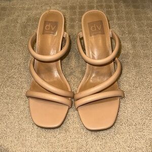 Dolce vita Myla pink nude heeled sandals size 7.5